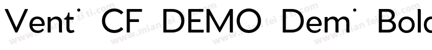 Venti CF DEMO Demi Bold字体转换